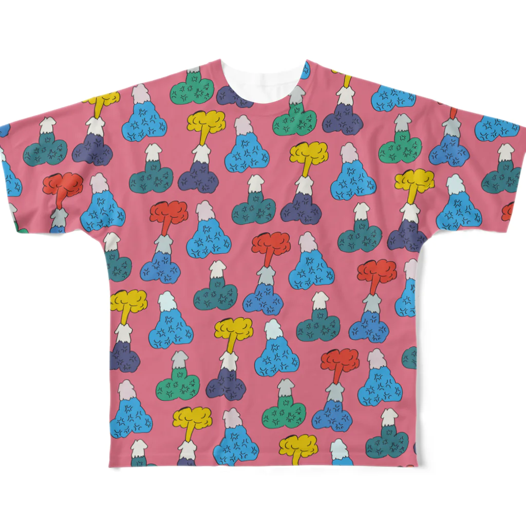 sano keiichiのhuzisanpinku All-Over Print T-Shirt