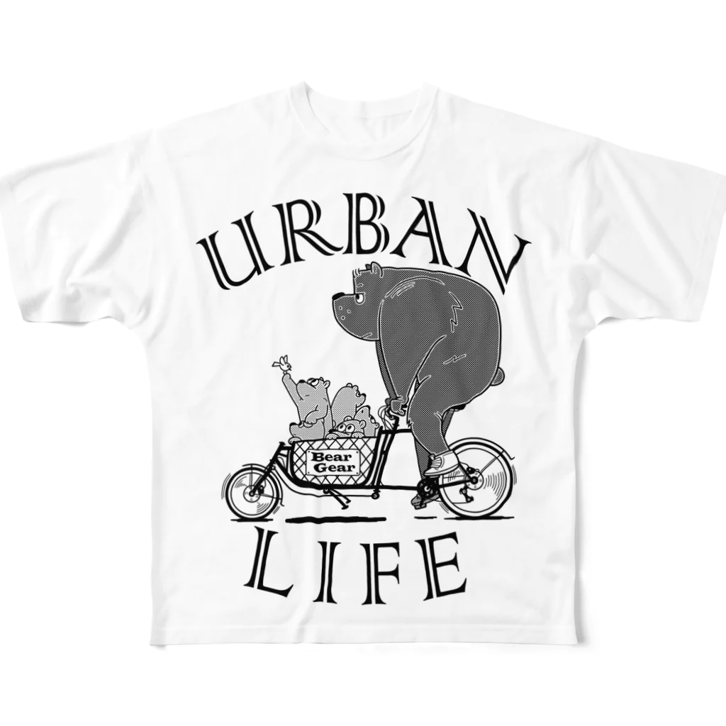 nidan-illustrationの"URBAN LIFE" #1 フルグラフィックTシャツ