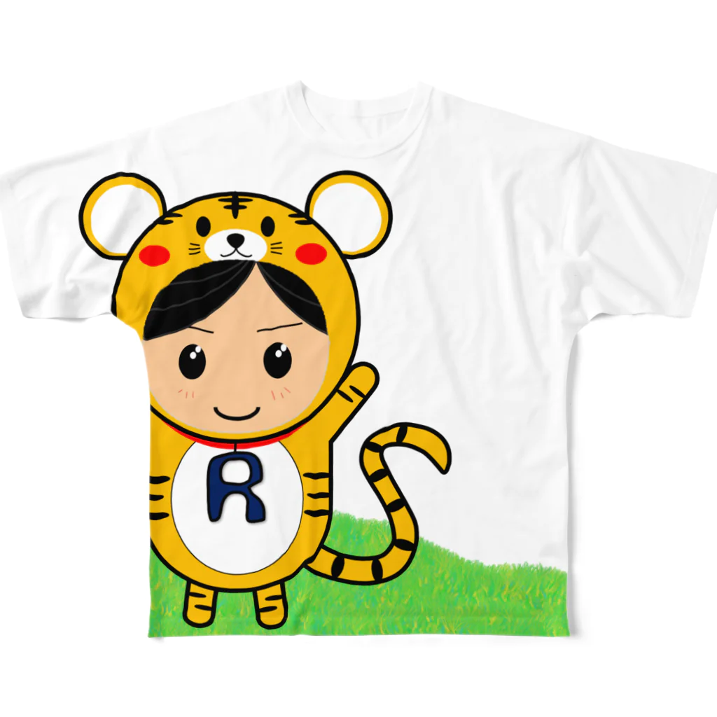 龍☆ROOMの012 All-Over Print T-Shirt