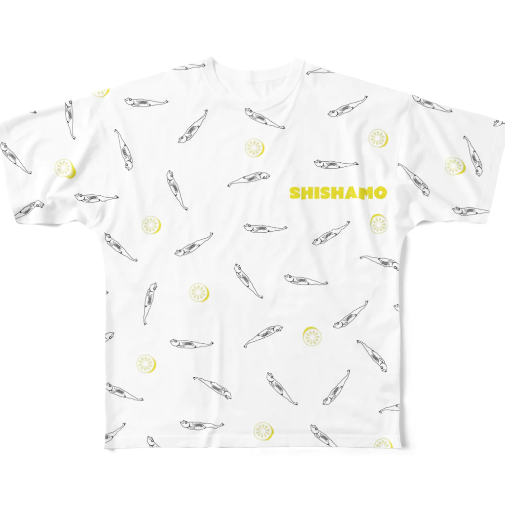 HISANORI【ヒサノリ】のシシャモ【お魚柄Tシャツ】 フルグラフィックTシャツ