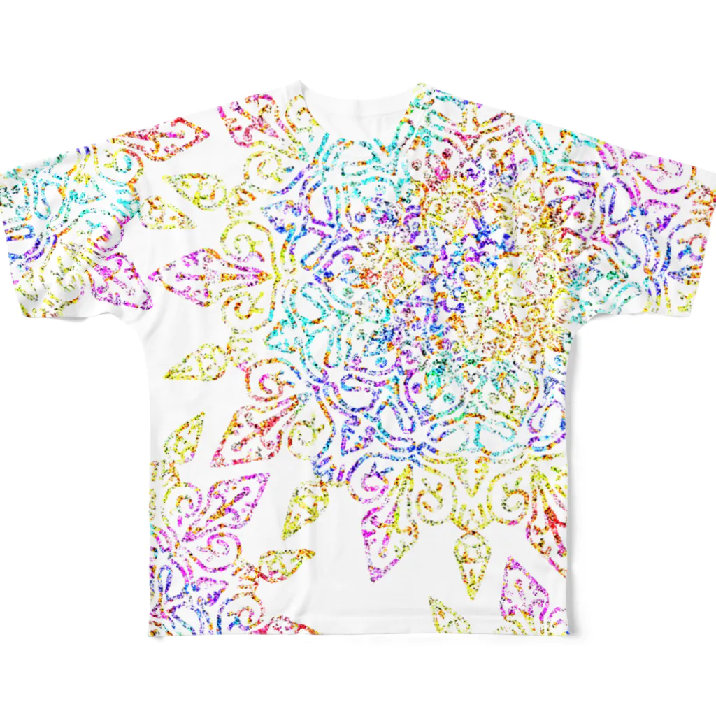 HaveーFun 嘉のHaveーFun fineフルグラフィックTシャツ All-Over Print T-Shirt