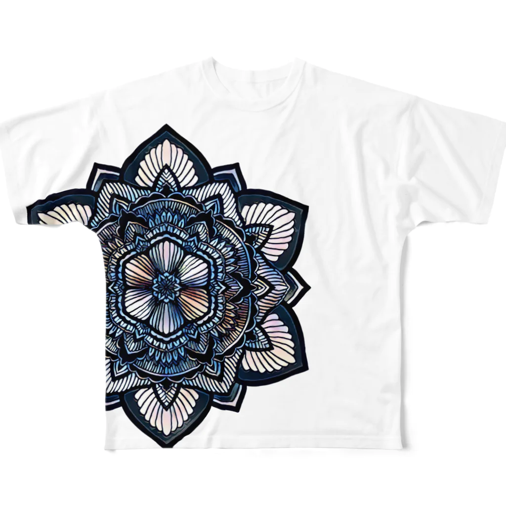 VERSUS Design by JuRanのVERSUS® Mandala フルグラフィックTシャツ