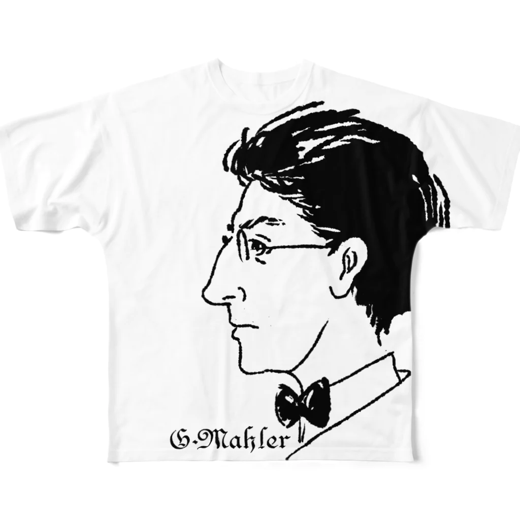 GraphicersのG.Mahler All-Over Print T-Shirt