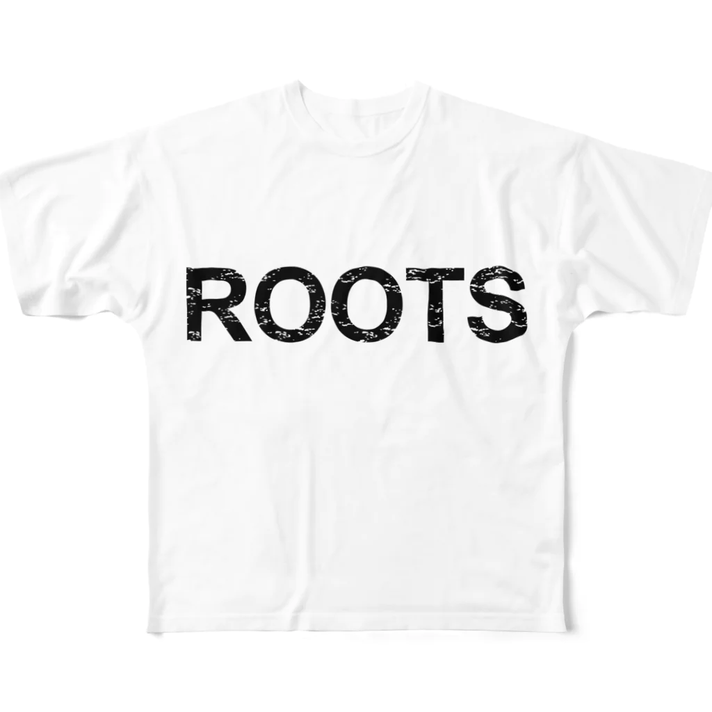 ラーメンＲＯＯＴＳのＲＯＯＴＳ公式 フルグラフィックTシャツ