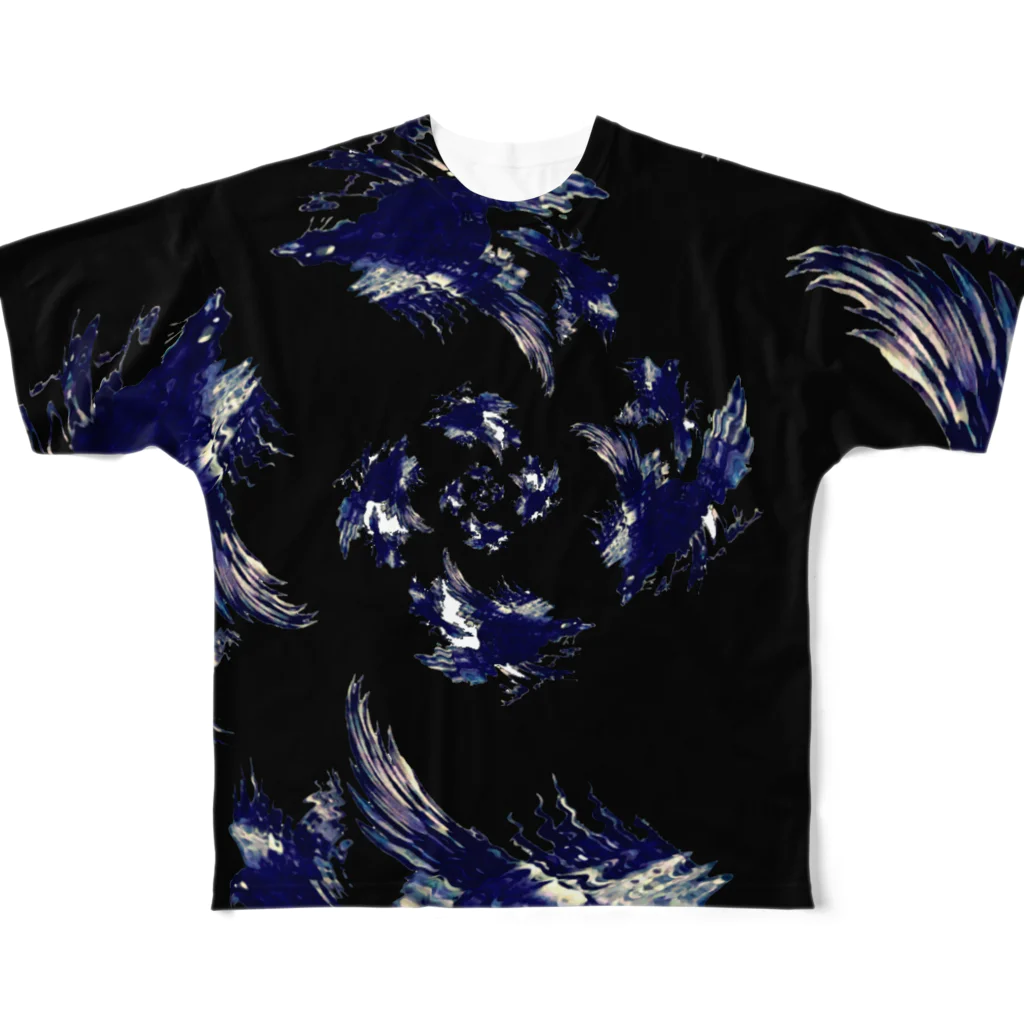 RMk→D (アールエムケード)のヤタガラス フルグラフィックTシャツ