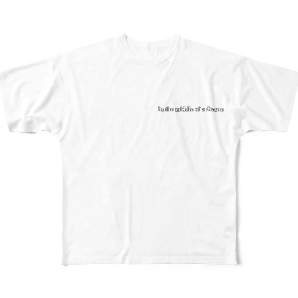 in the middle of a dreamのL  in the middle of a dream フルグラフィックTシャツ
