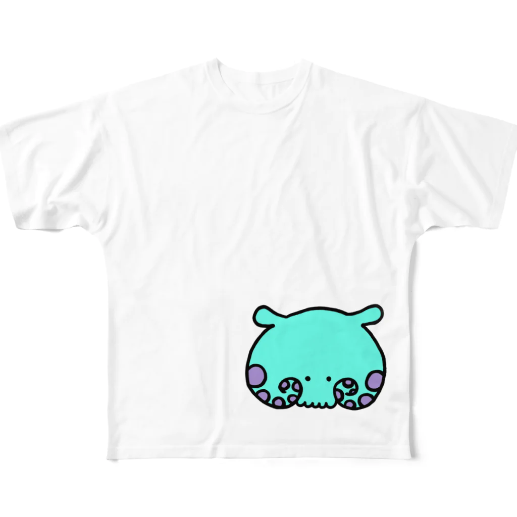 Taco's StoreのMenTacoちゃん フルグラフィックTシャツ