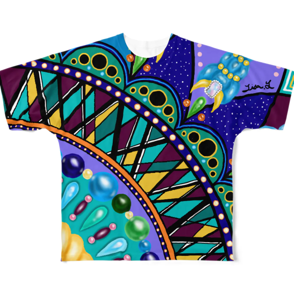 LiyaNのNIGHT SKY All-Over Print T-Shirt