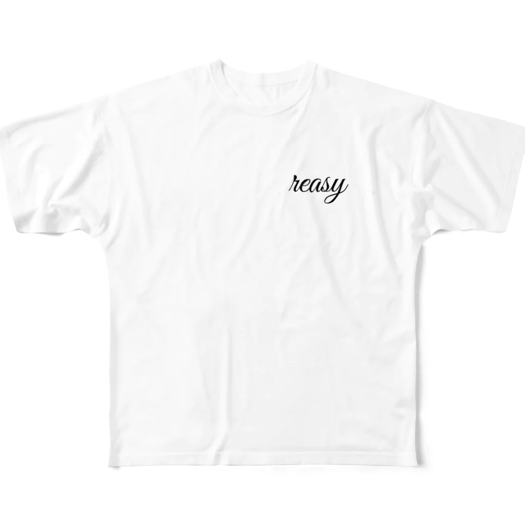 Reasyのreasy フルグラフィックTシャツ