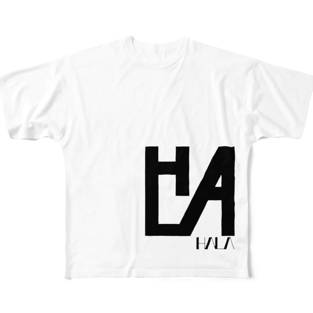 HALAのHALA Logo ver.1 フルグラフィックTシャツ