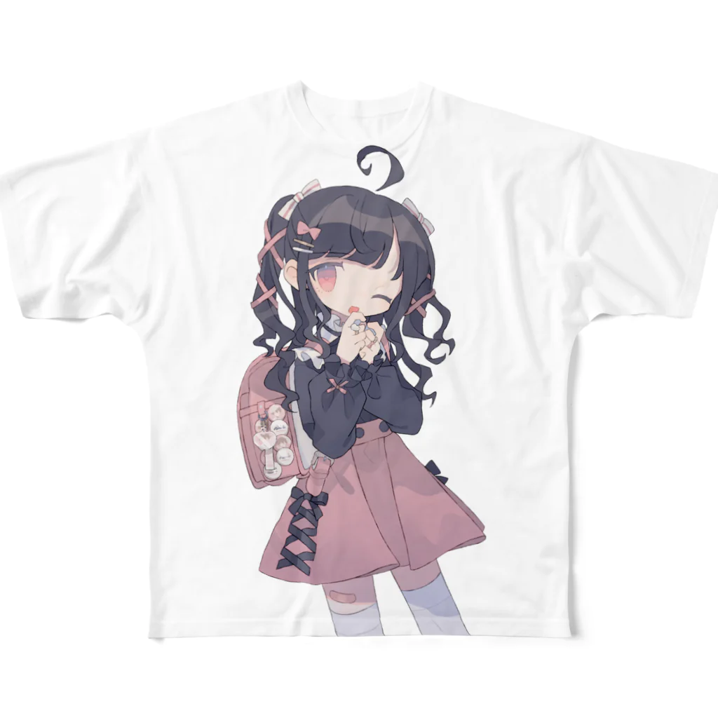 ももぐみの🎀 フルグラフィックTシャツ