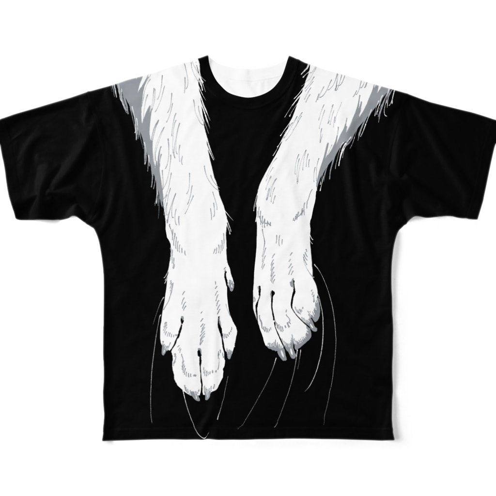 狼おてて タタナ幻獣館 Ttngenjyukan のフルグラフィックtシャツ通販 Suzuri スズリ