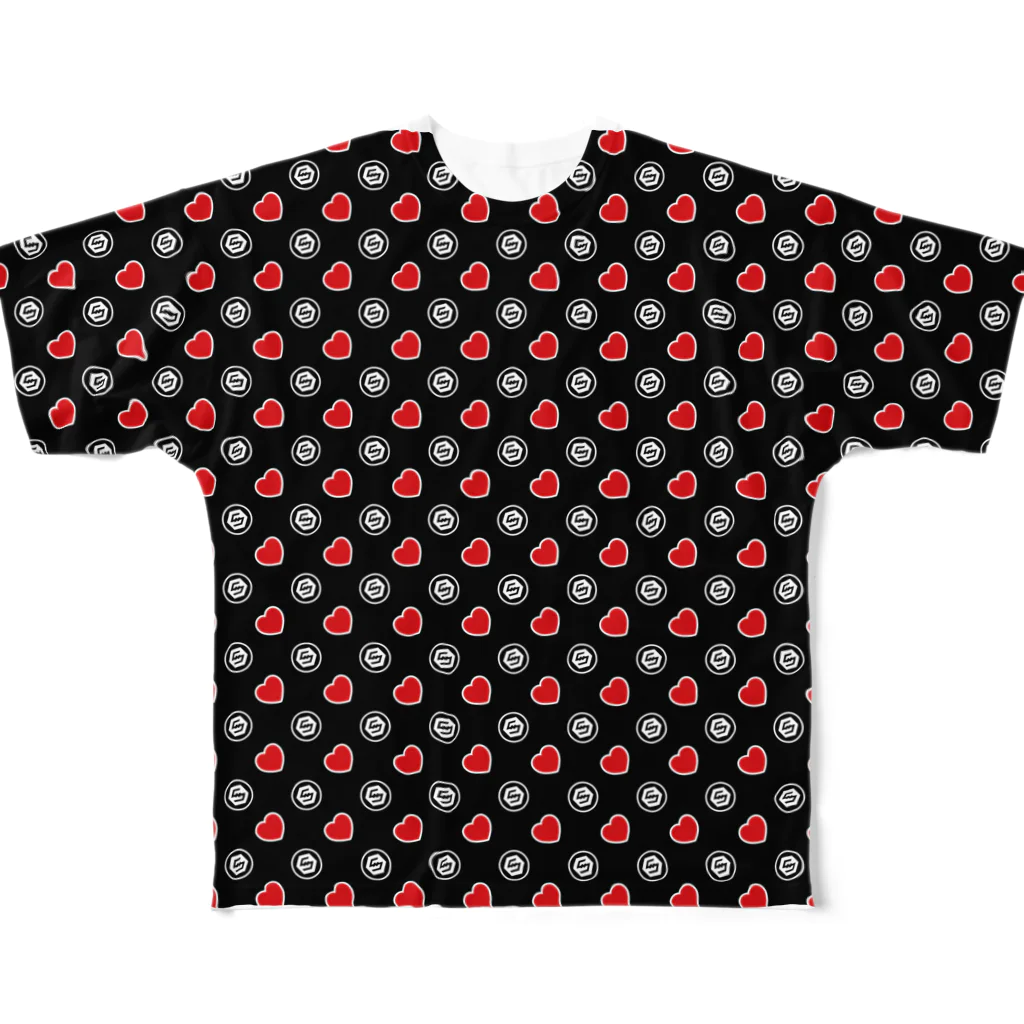 ＩＯＳＴのHeart ＆ IOST BL All-Over Print T-Shirt