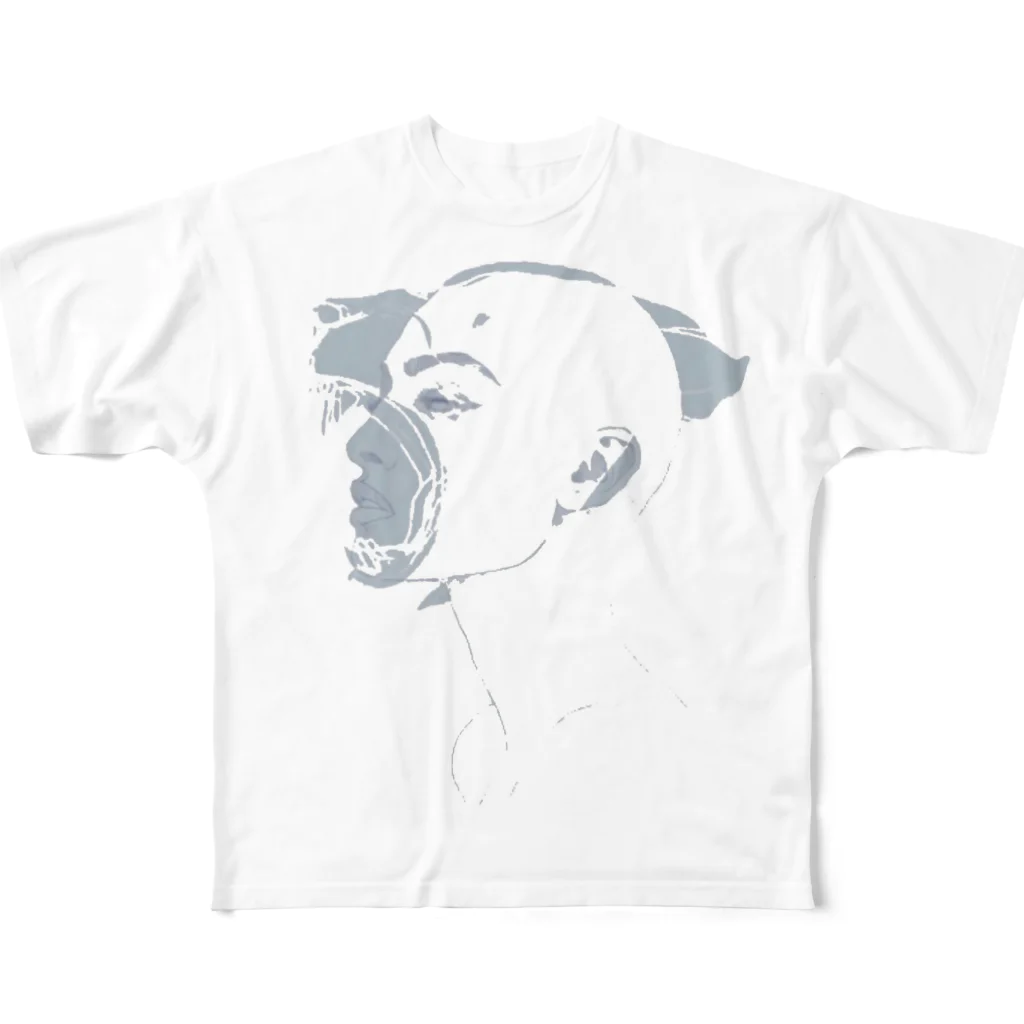 MEITEIEN SHOPの chill tiger's All-Over Print T-Shirt