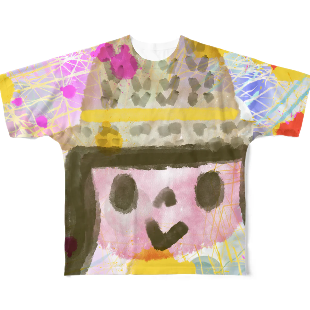 万枚ちゃんのむぎちゃん All-Over Print T-Shirt