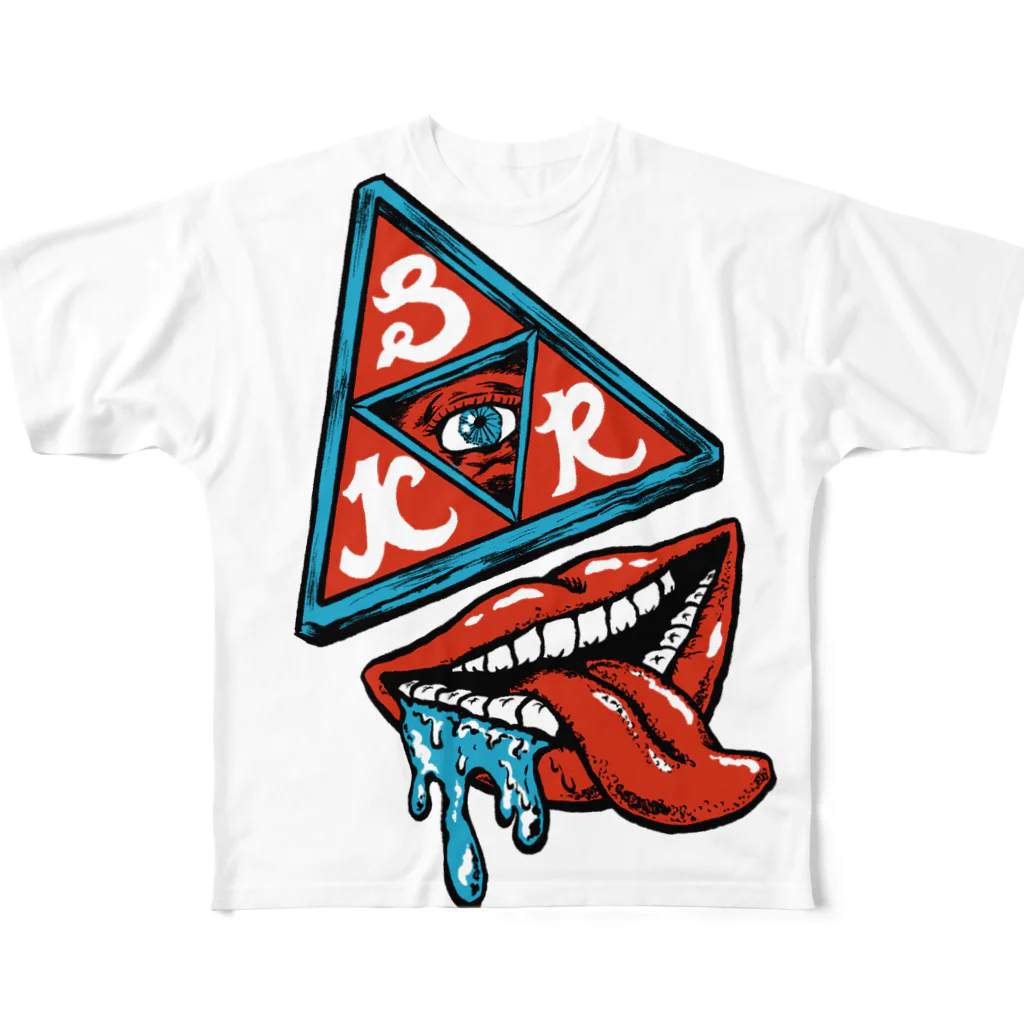 Snow King Ramping officialのTriangle manグッズ フルグラフィックTシャツ