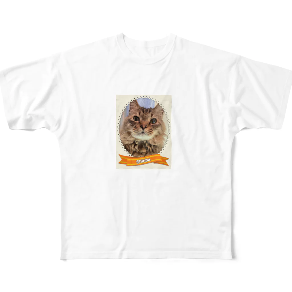 M家猫沢山屋の猫のシンバ君 All-Over Print T-Shirt