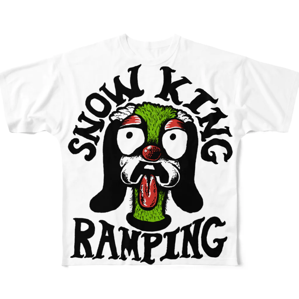 Snow King Ramping officialのKing君トップス 풀그래픽 티셔츠