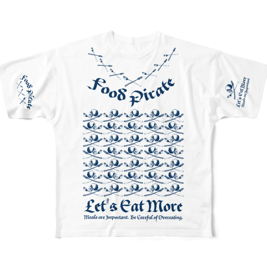 LONESOME TYPE ススのFood Pirate Crew（Navigator） All-Over Print T-Shirt