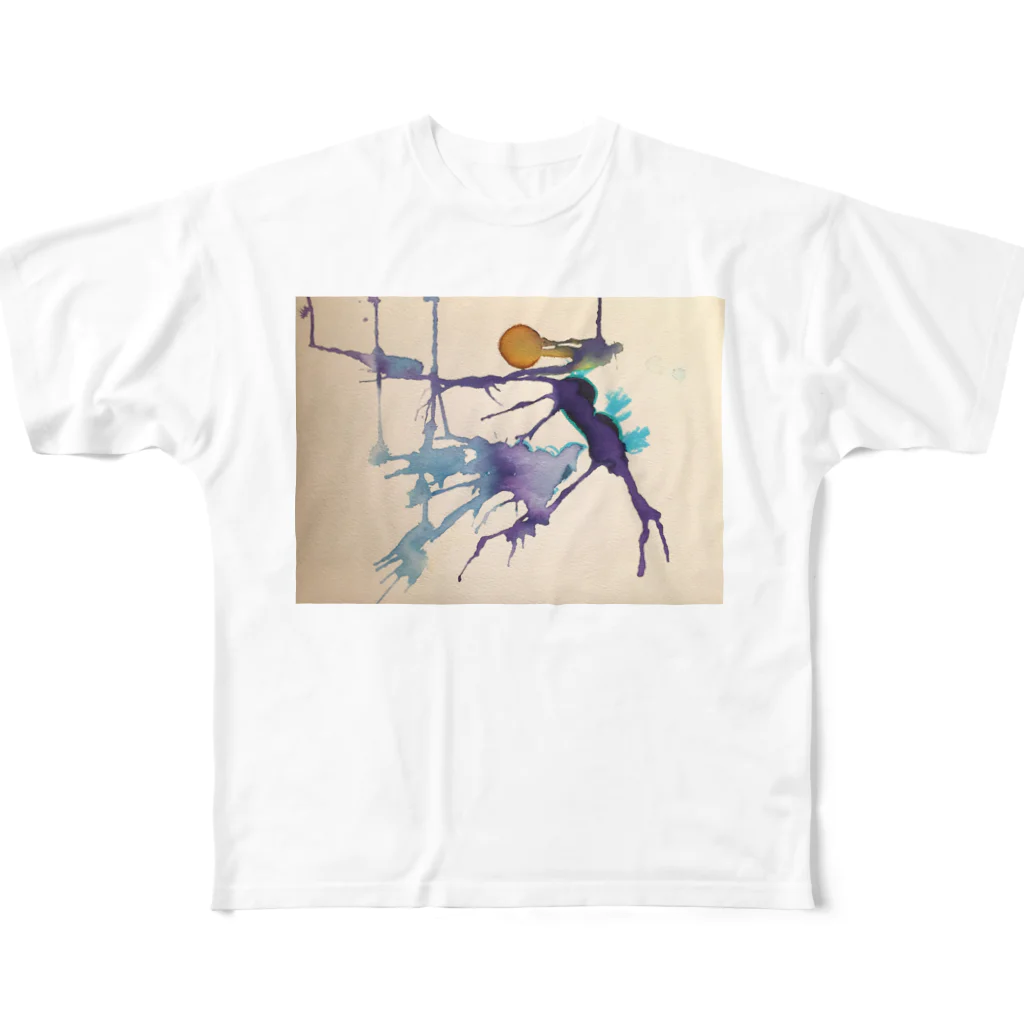 ♨️西巻 真実♨️の月の日 フルグラフィックTシャツ