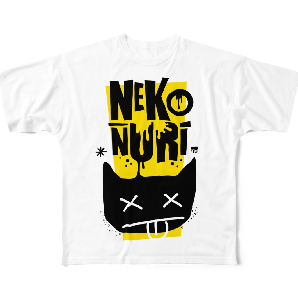 ネコヌリSHOPのネコヌリT ビッグプリント All-Over Print T-Shirt