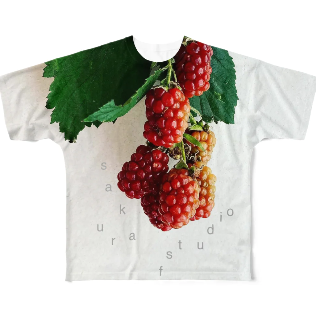 sakura f studioのBlackberry  フルグラフィックTシャツ