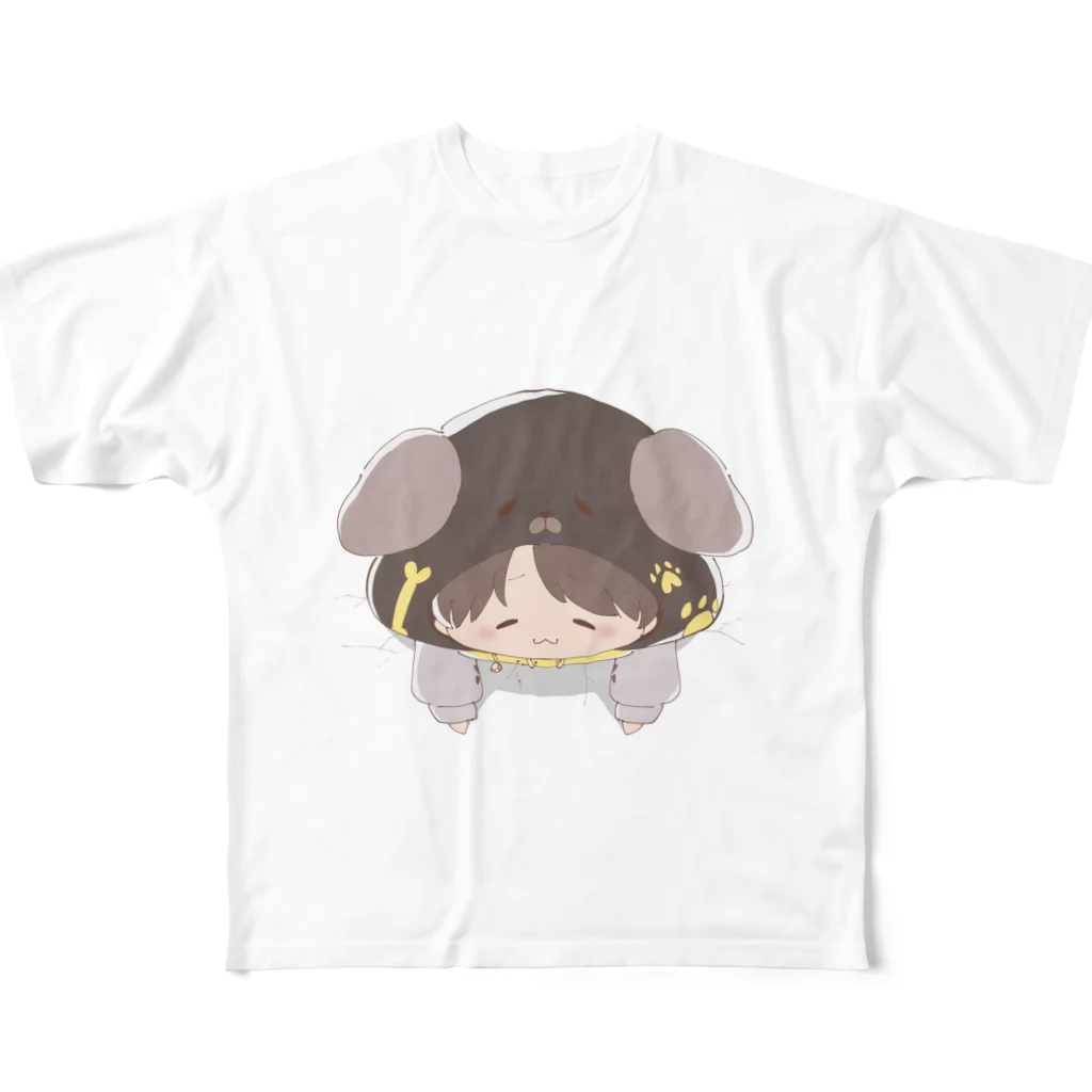 しのまる‎。の【しのまーと。】壁に刺さった　FGTシャツ フルグラフィックTシャツ