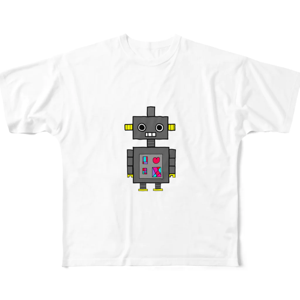 nezuminodeltupachannのロボット🤖 All-Over Print T-Shirt