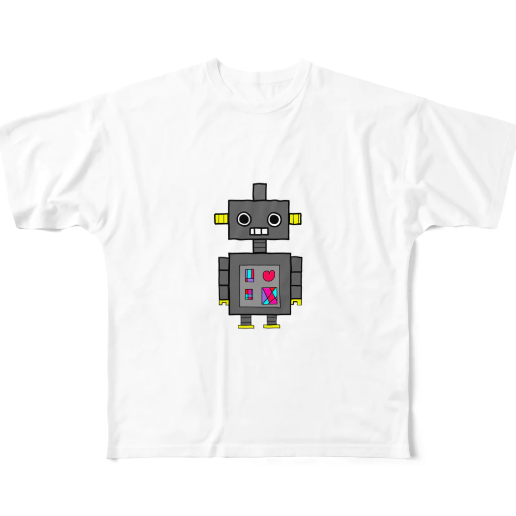 nezuminodeltupachannのロボット🤖 フルグラフィックTシャツ