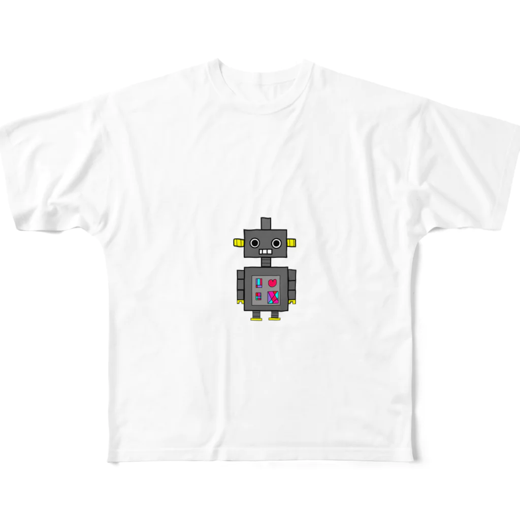 nezuminodeltupachannのロボット🤖 フルグラフィックTシャツ