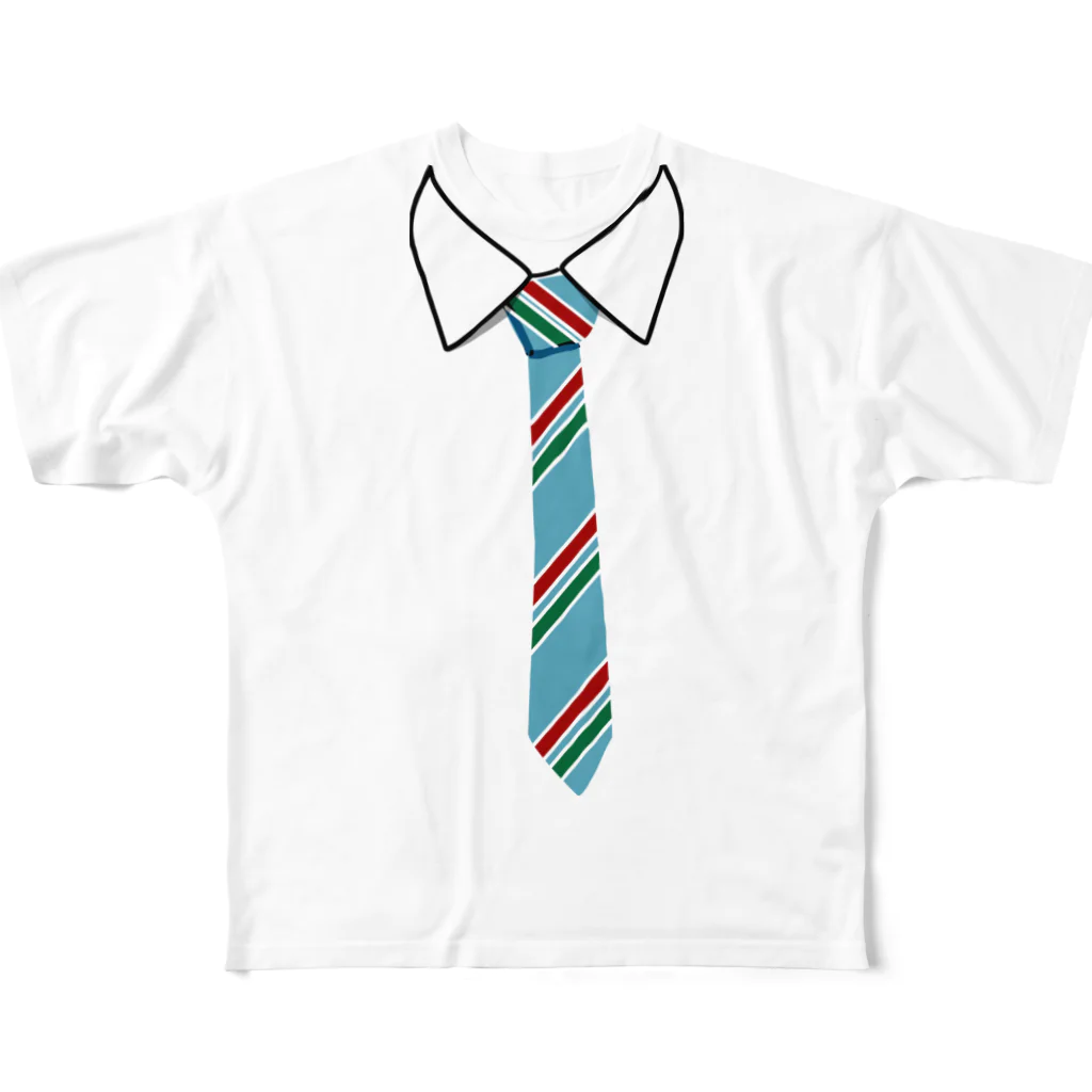 PALA's SHOP　cool、シュール、古風、和風、のクールビズ　シャツ３ All-Over Print T-Shirt