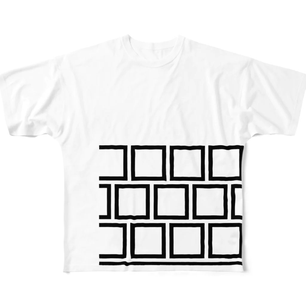 生物＝ケモノのヲ店の『９〼』カサネ All-Over Print T-Shirt