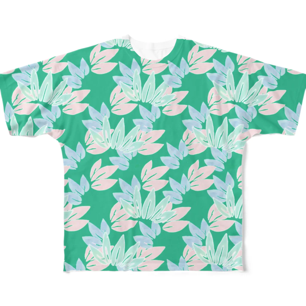 .KOI  の笹sasa All-Over Print T-Shirt