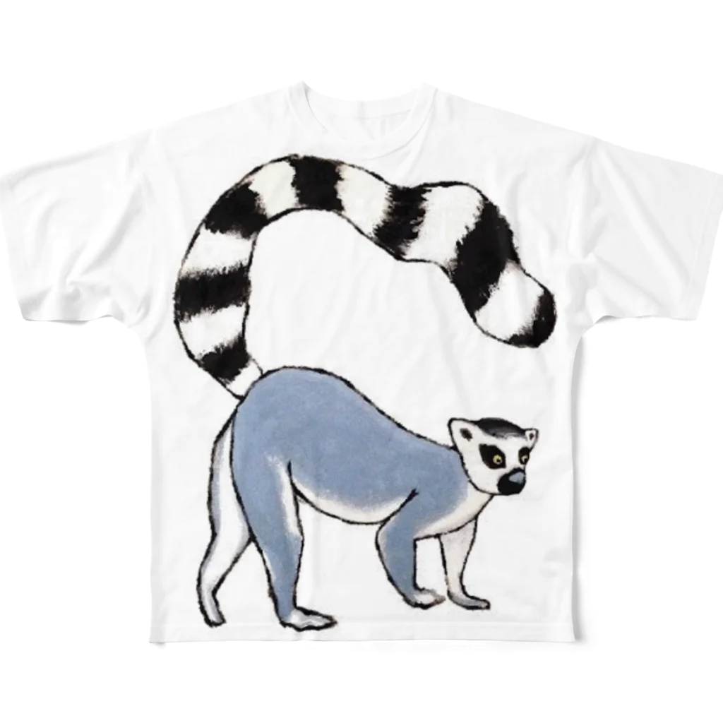 ▲i◎(aimal)のおさるのaimalくん フルグラフィックTシャツ