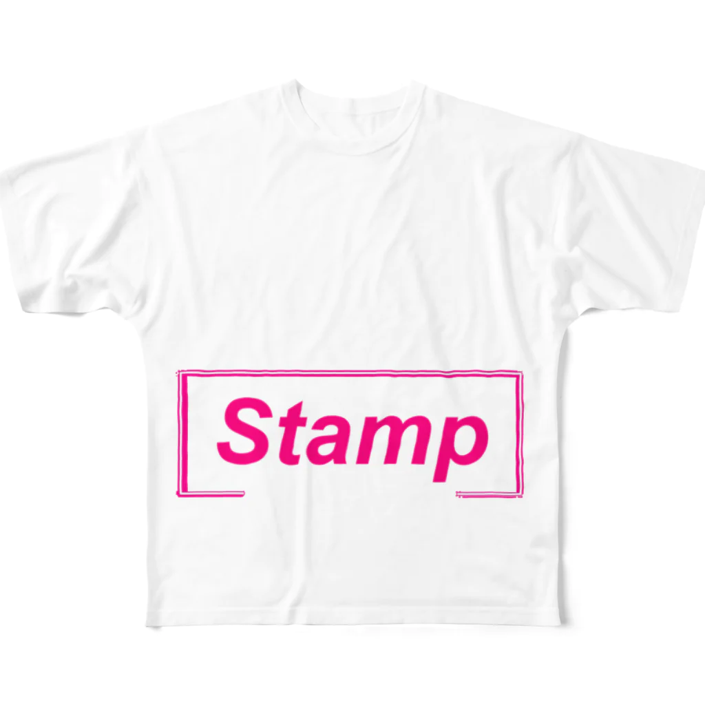 2step_by_JrのStamp フルグラフィックTシャツ