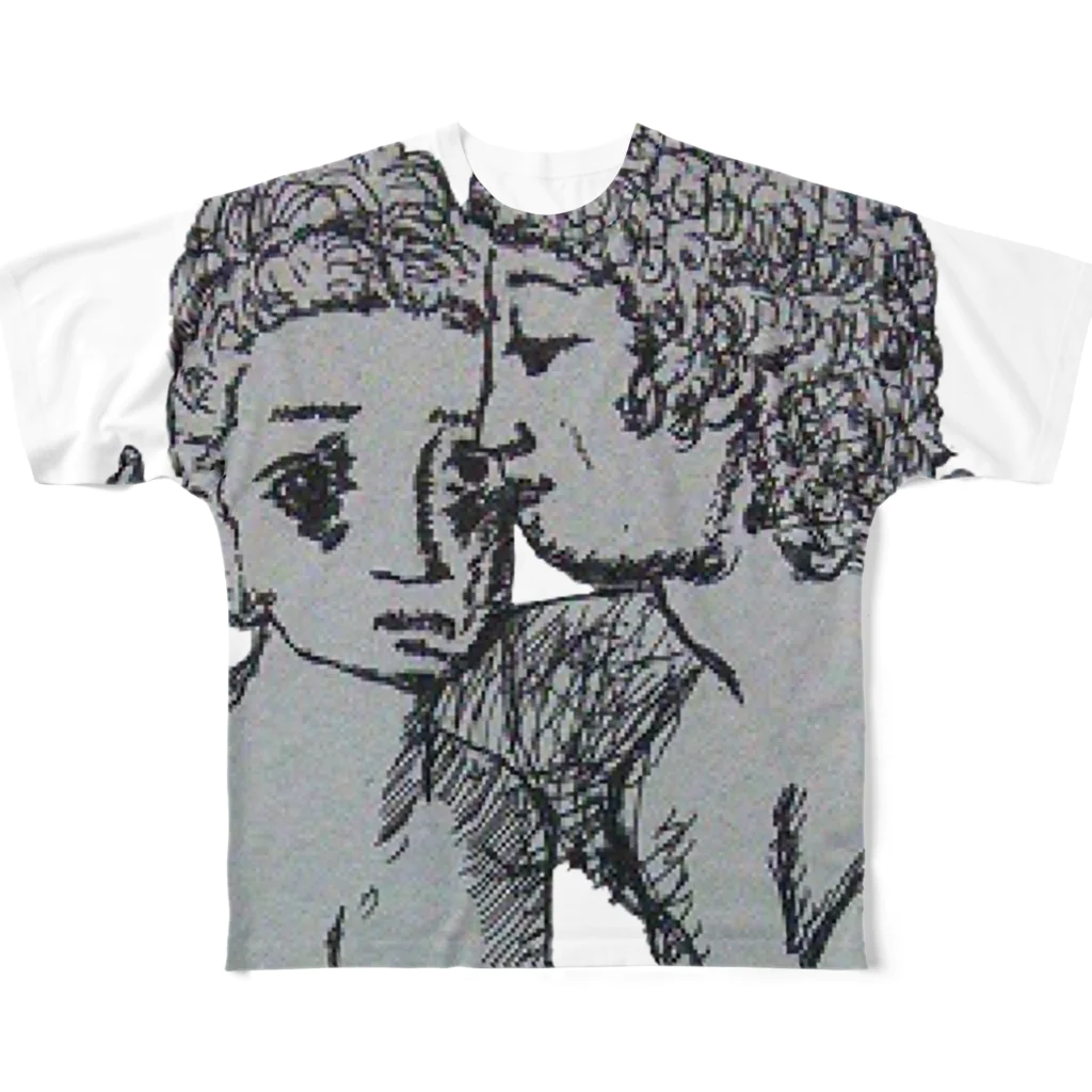 FutaseKuroのRomaの休日 All-Over Print T-Shirt