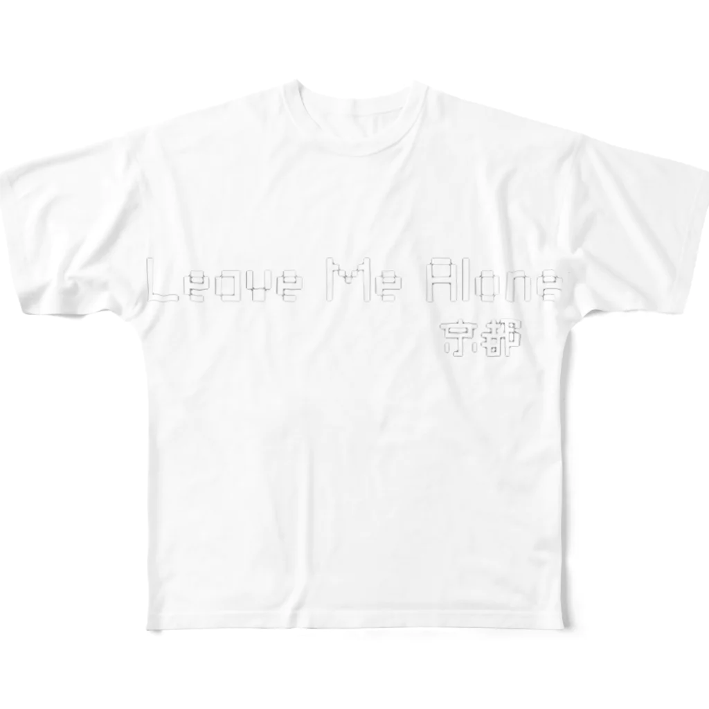 kunahipのleavemealone フルグラフィックTシャツ