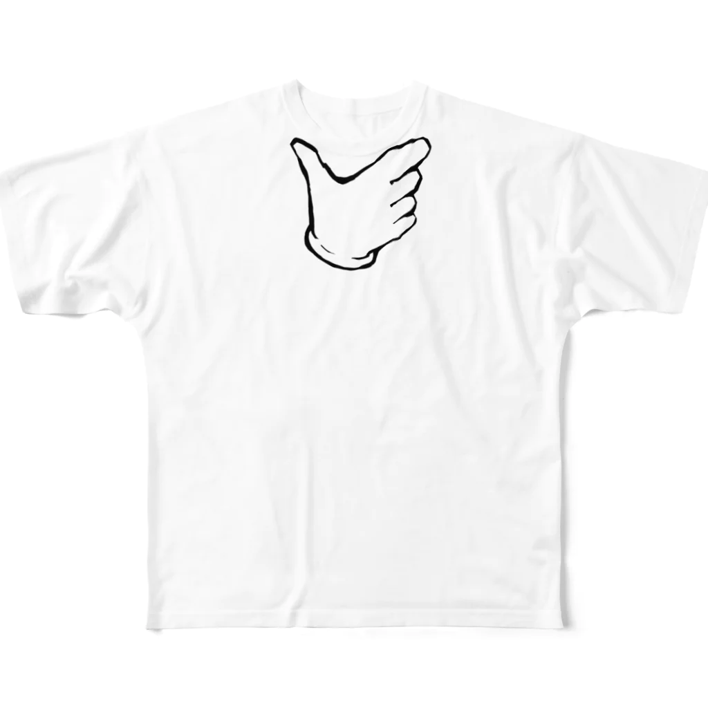 しふくのひとときの考えるTシャツ フルグラフィックTシャツ