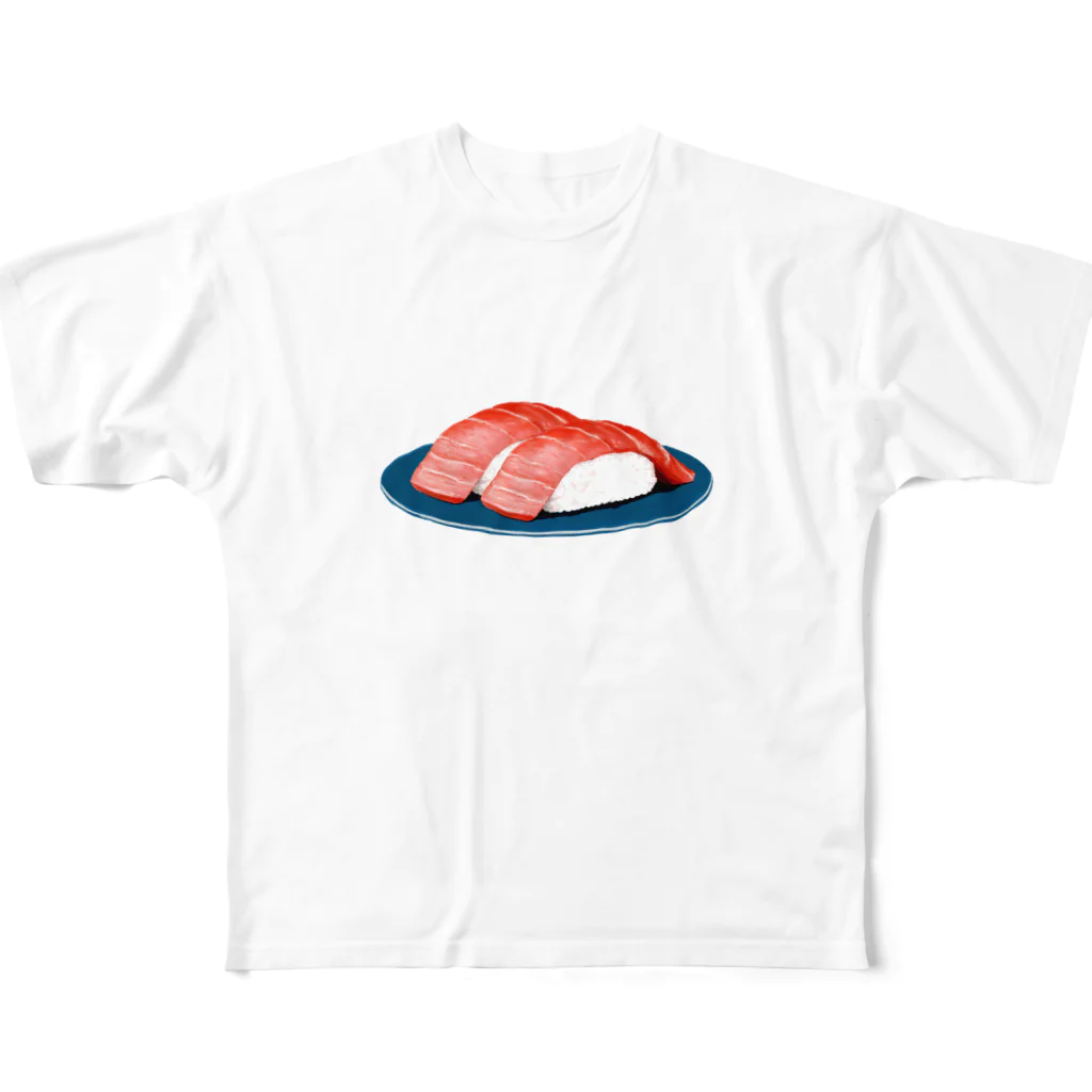 oziziziの寿司　中トロ フルグラフィックTシャツ