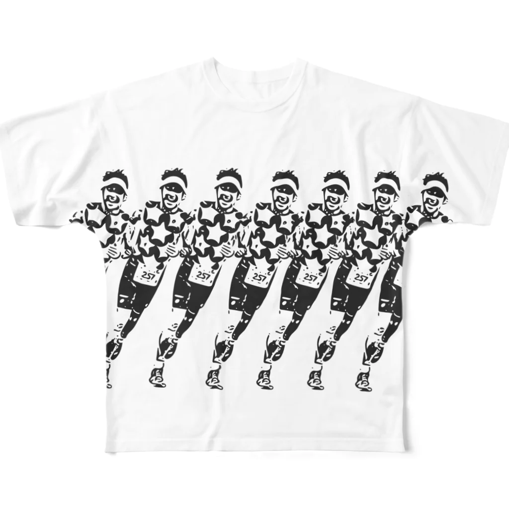 Hiroshi YamamotoのMITO-CHAN フルグラフィックTシャツ