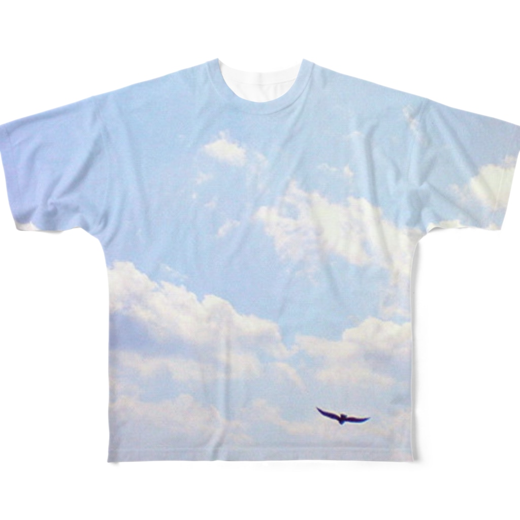 空屋　sorayakusakaの200705031110000　空 All-Over Print T-Shirt