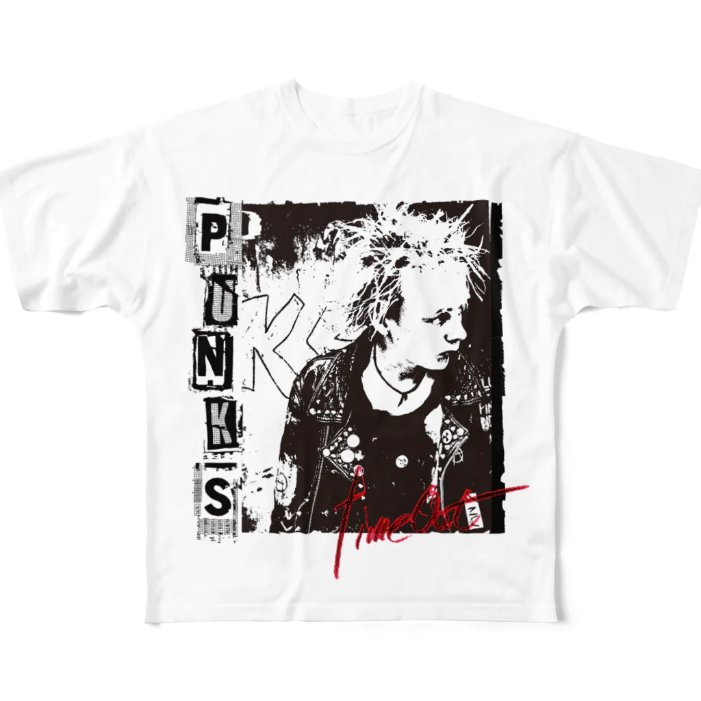 alt_203のPunks All-Over Print T-Shirt