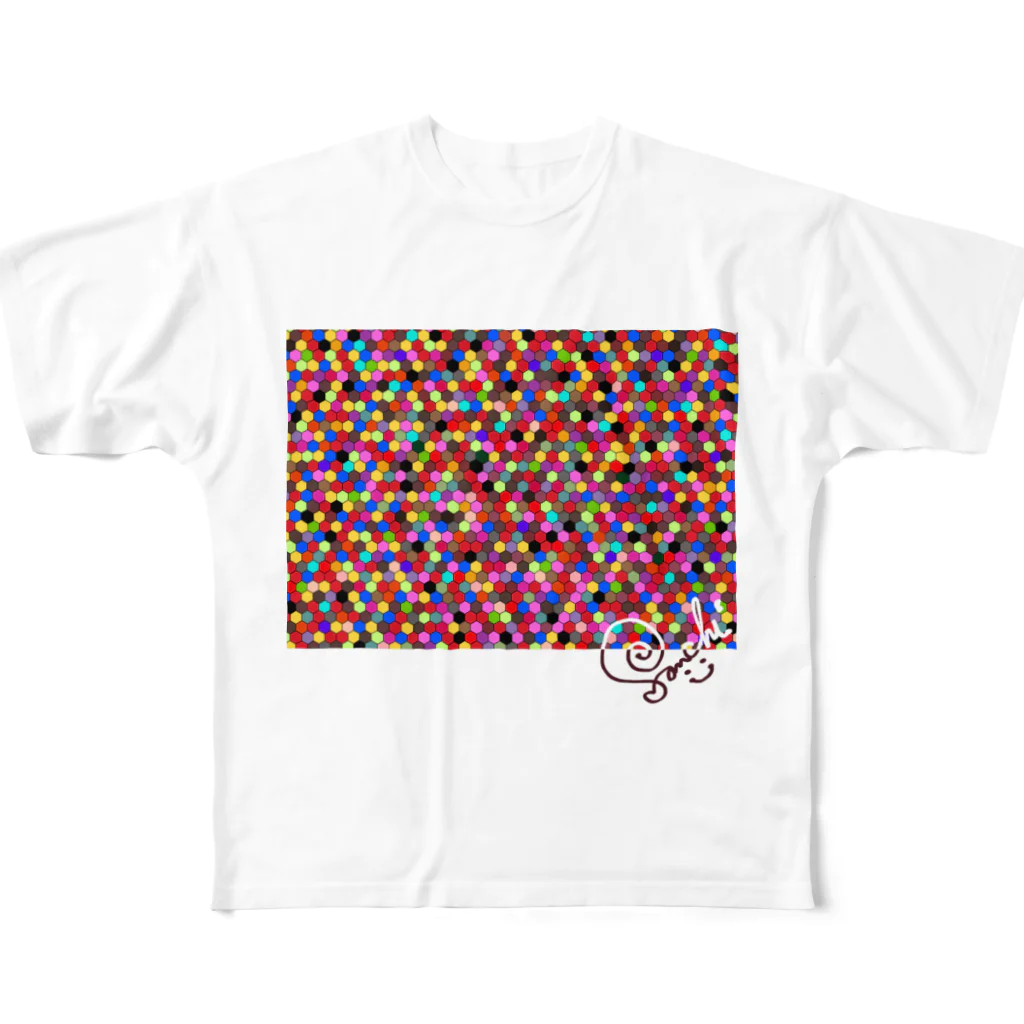 さんち屋　SUZURI支店の「邪な情熱。」 All-Over Print T-Shirt