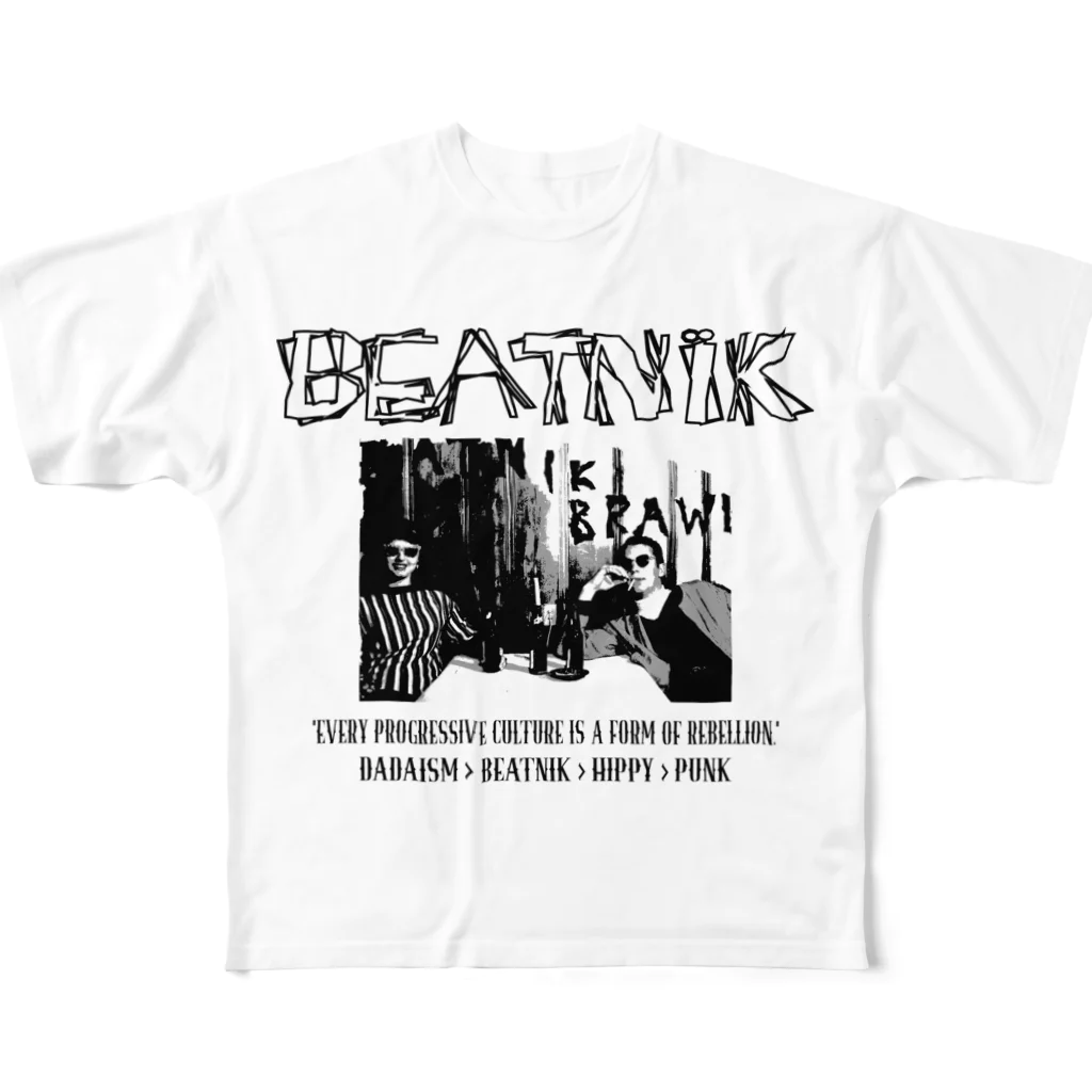 alt_203のBeatnik フルグラフィックTシャツ