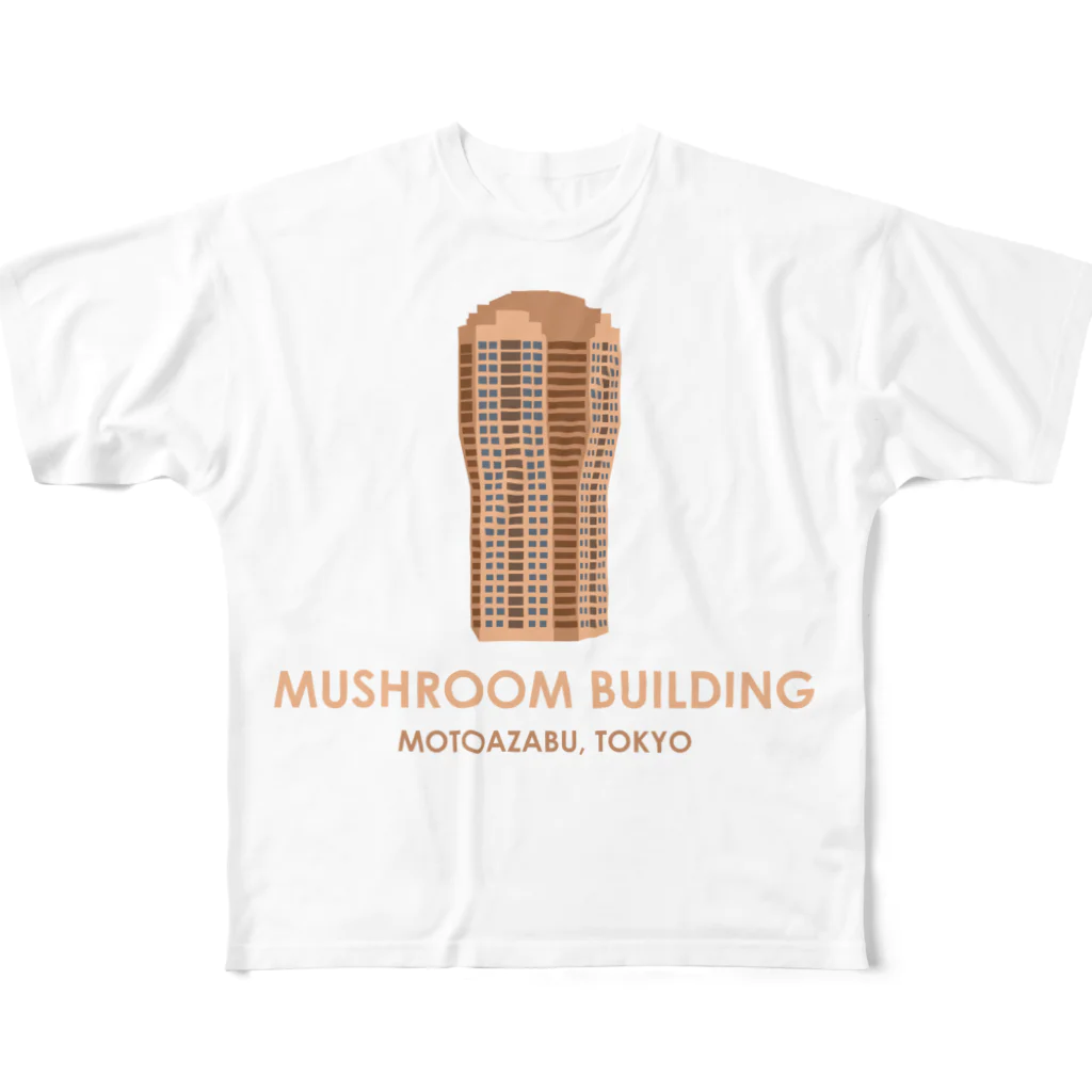 MrKShirtsのマッシュルームビル All-Over Print T-Shirt