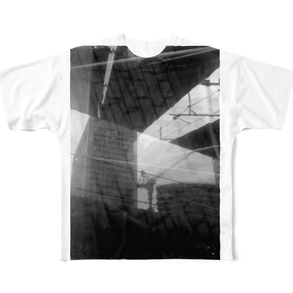 mitzho_nakataのtokyo station All-Over Print T-Shirt