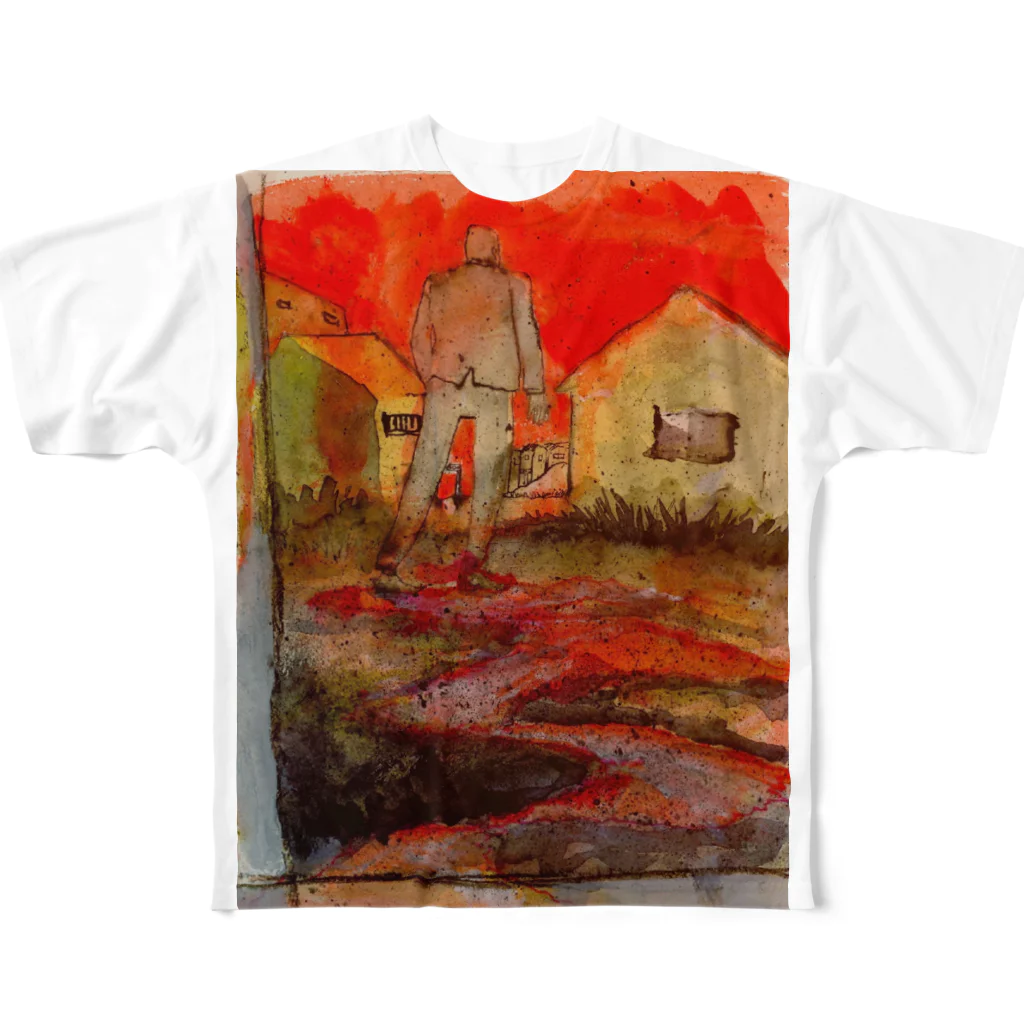 mitzho_nakataのin to the silence  All-Over Print T-Shirt