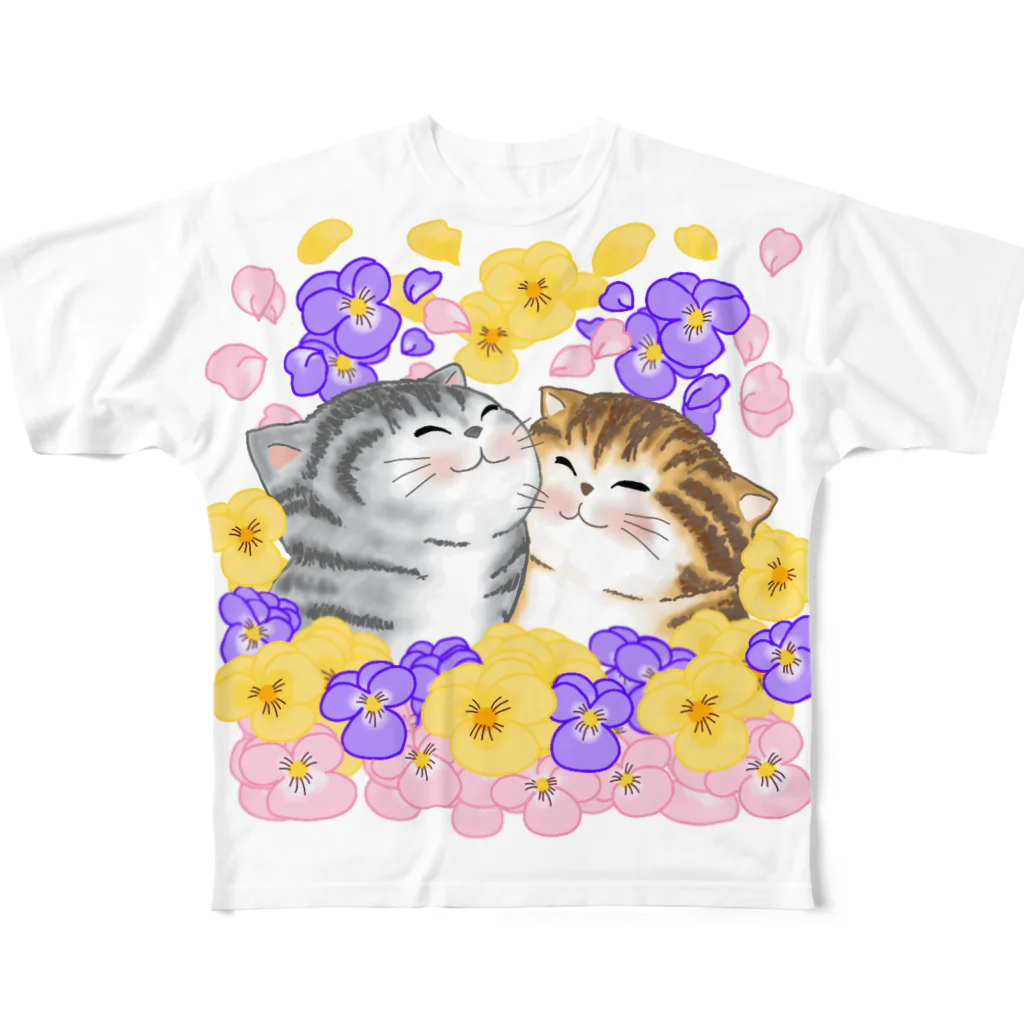 大林ゆこの守りたい笑顔 All-Over Print T-Shirt