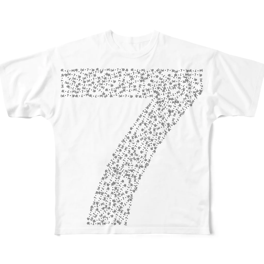 セプタゴン公式ショップのゾナー（７） フルグラフィックTシャツ