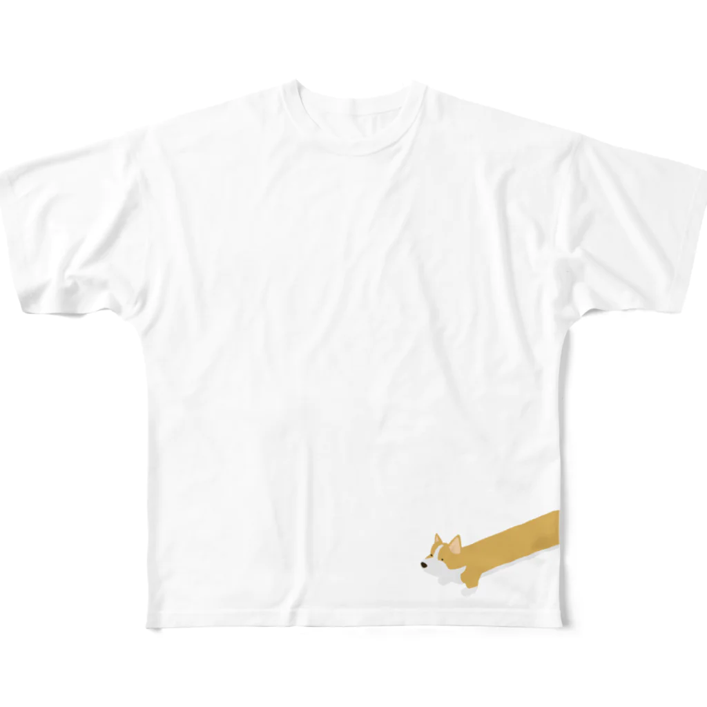 しばじるしデザインのコーーーーーーーーギー All-Over Print T-Shirt